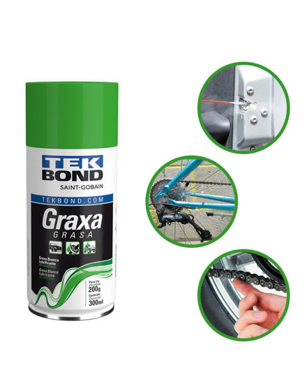 Imagem de 69957367259 - GRAXA - BRANCA 200G 300ML - TEKBOND